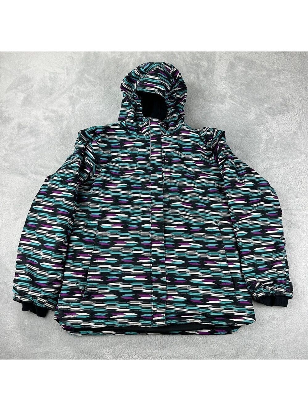 Columbia Omni-tech Women's Size XL Outgrown Winter Ski Jacket Coat Snowboard